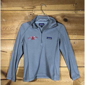 Patagonia 1/4 Zip Fleece Pullover Womens Size XSmall Long Sleeve Casual Gray